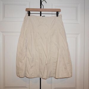 Gap Women's y2k Cream and White Skirt
